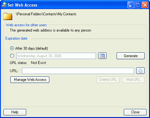 Set Outlook Web Access